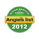 Angie's List 2012 Super Service Award